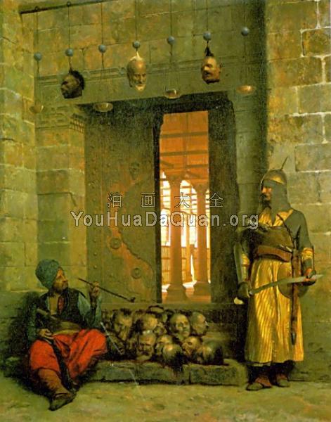 Heads of the Rebel Beys - 让·莱昂·杰罗姆